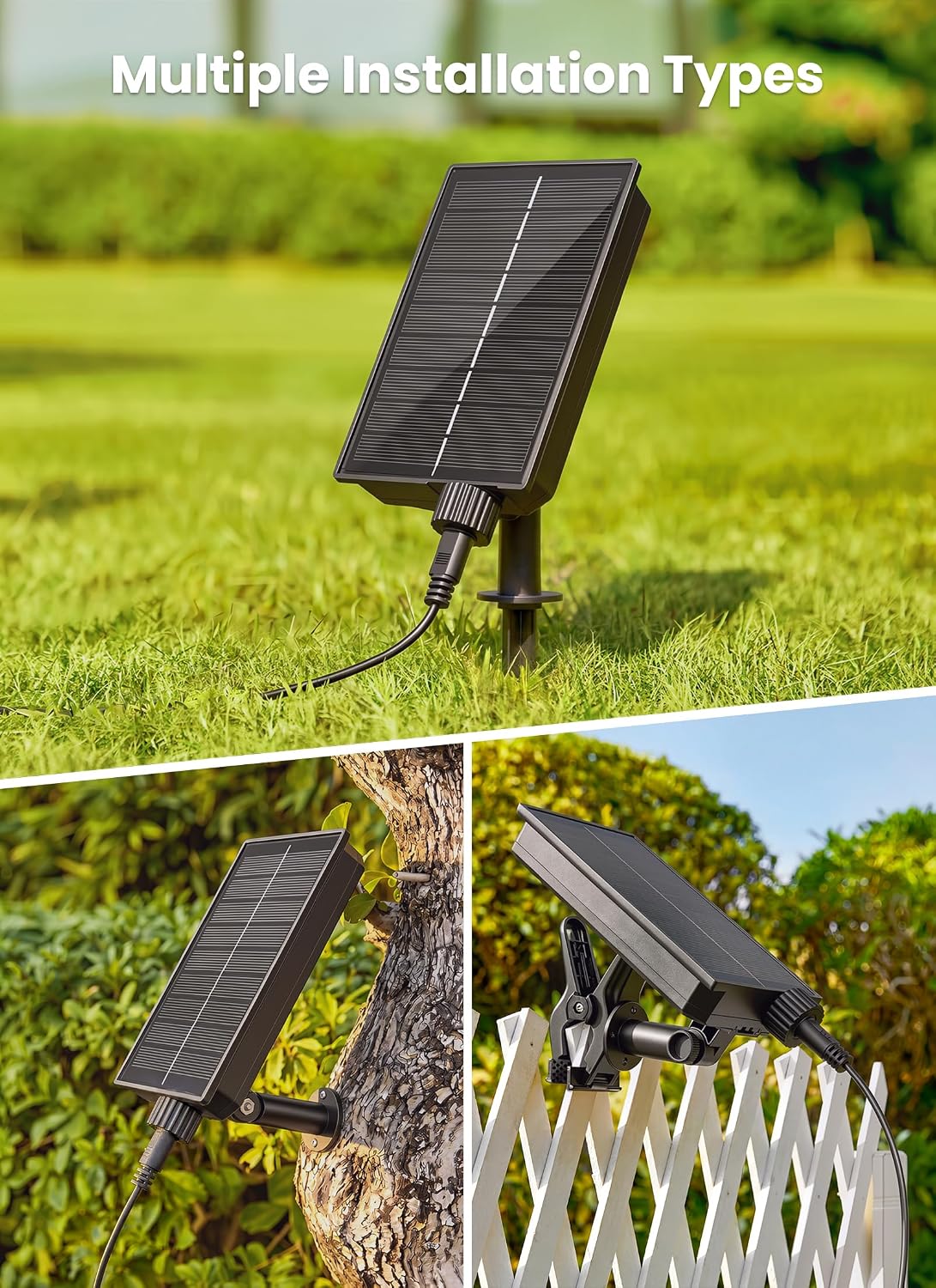 38FT Solar Powered G40 16 LED Bulbs String Lights for Patio Garden Cafe Wedding Deck