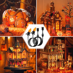 Accessory Cord with LED Bulb - 6ft with On/Off Switch, 2 Pack, Orange & Purple