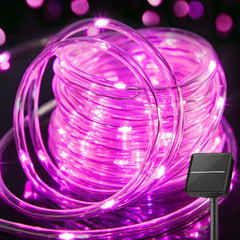 Solar Rope Lights - 39 FT, 100 LED, Waterproof, Multicolor