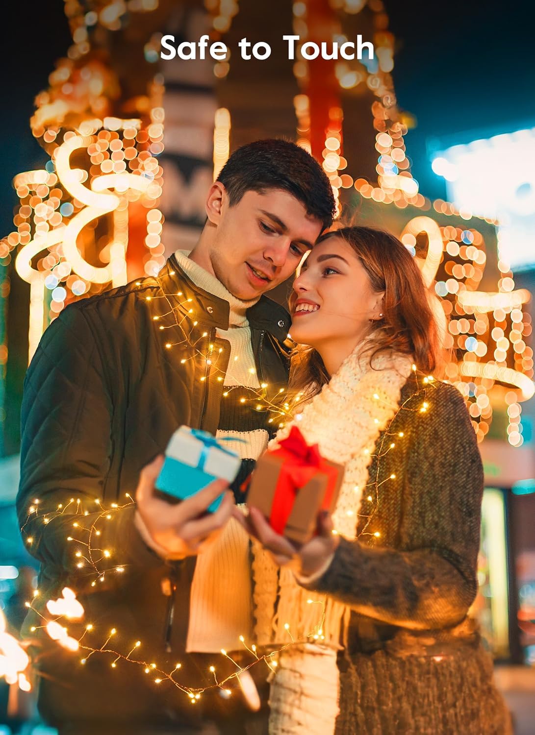 USB Fairy Lights - 10 FT, 200 LED, Warm White, Waterproof