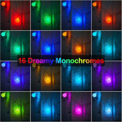 RGB LED String Lights - 21FT, 60 LED Battery Operated