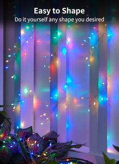 Outdoor Fairy Lights - Battery Operated, 5FT, 60 LEDs, Multicolor