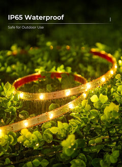 66Ft 640 LED Solar Powered String Lights Outdoor for Garden Yard Patio Party Decor, Warm White