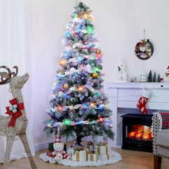 2 Pack Christmas Tree Ribbon Lights - 33ft 100 LED Multi-Color