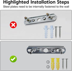 Battery Operated Wall Sconces Set of 2 - Cordless, Rechargeable, Dimmable Lights for Bedroom & Living Room (Gold)