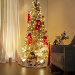 LED Floor Can Lights - 6000K, Remote, Timer, Dimmable - Indoor Uplighting (Black)
