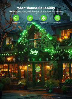 33ft Battery Operated Fairy Lights with Remote, Waterproof & Dimmable