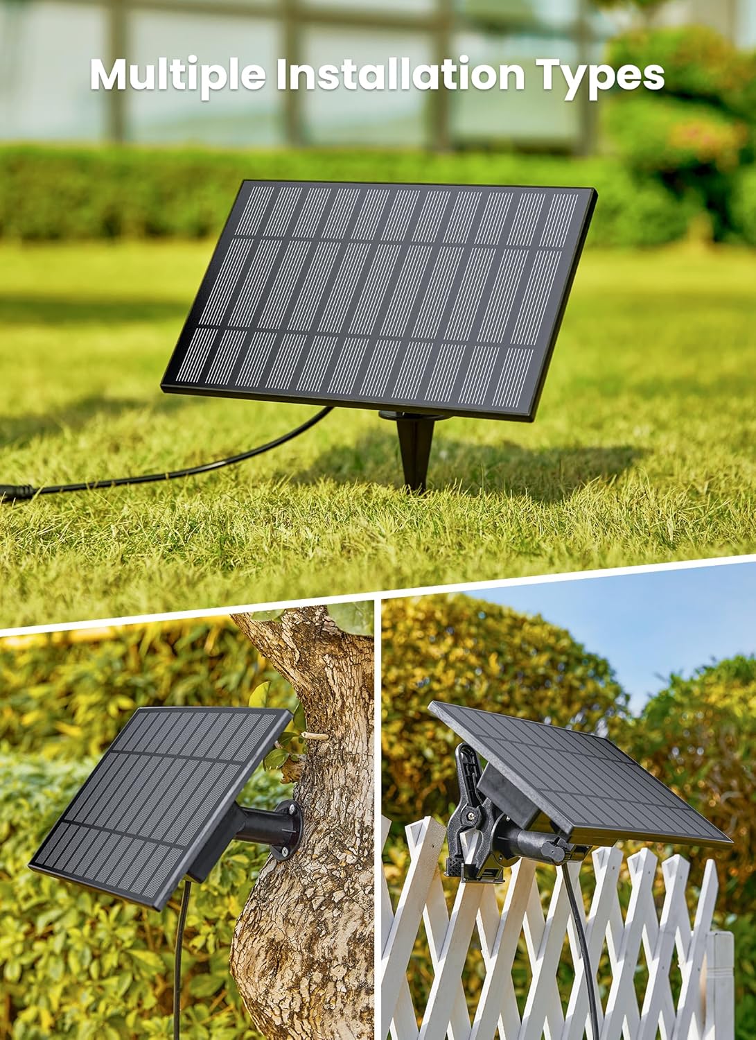 108FT Solar Powered G40 52 LED Bulbs String Lights for Patio Garden Cafe Wedding Deck