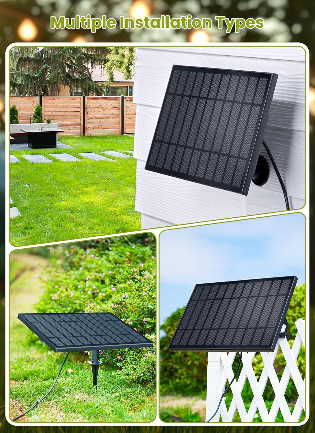 208FT Solar Powered G40 100 LED Bulbs String Lights for Patio Garden Cafe Wedding Deck