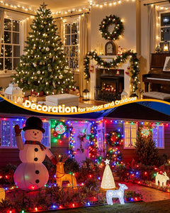 Commercial 250FT/500FT C9/E17 Christmas Light Sockets Set Spool, C9 String Light Stringer 12" Spacing Green Wire