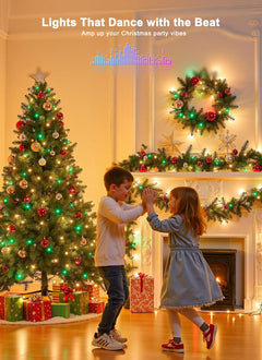 82FT 250LED Smart RGB String Lights, App Controlled, Dimmable, Waterproof