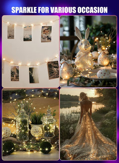 Color Changing Fairy Lights - 66 FT, 200 LED, 24 Colors, USB