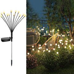 Solar Garden Lights - 4 Pack, 48 LED Firefly Lights