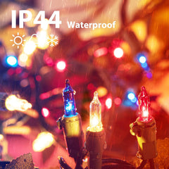 Mini Lights, Incandescent Bulbs on Green Wire