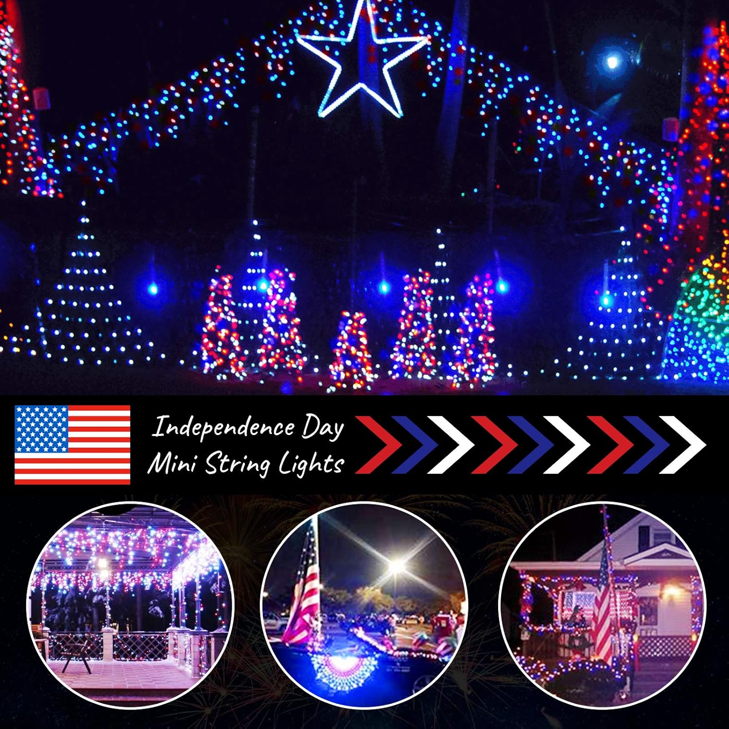 Mini Lights, Incandescent Bulbs on Green Wire