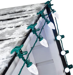 C9 LED Christmas Lights 66FT 100 Strawberry Bulbs with Spring Clips, Waterproof