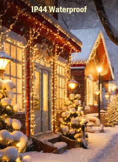 Battery Operated String Lights - 2 Pack, 33 FT, 100 LED, Warm White