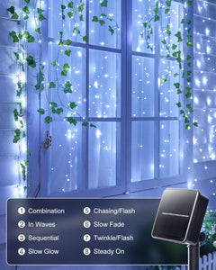 66FT 200 LED String Lights - Waterproof Fairy Lights with 8 Modes