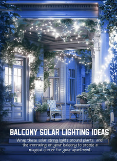 66FT 200 LED String Lights - Waterproof Fairy Lights with 8 Modes