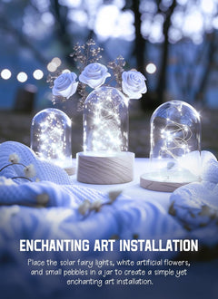 66FT 200 LED String Lights - Waterproof Fairy Lights with 8 Modes