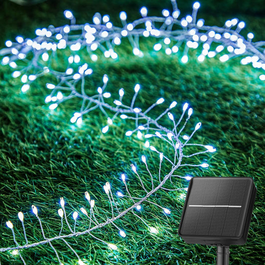 Solar String Lights - Firecracker, 9.8FT, 120 LED, 8 Modes