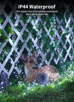 Solar String Lights - Firecracker, 9.8FT, 120 LED, 8 Modes