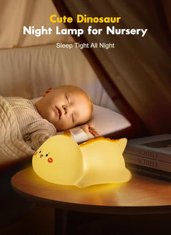 Cute Silicone Kitty Night Light with 3 Brightness Levels & 7 Colors