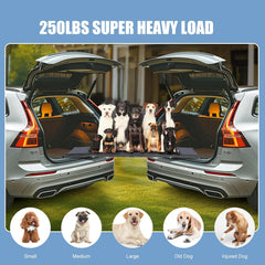 71" Portable Folding Dog Ramp for Cars, Heavy Duty