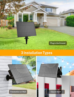 Outdoor String Lights - 108FT, 50 LED, Dimmable, Remote