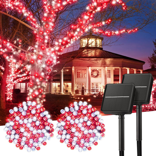 Solar String Lights - 40 FT, 100 LED, Waterproof, Multicolor
