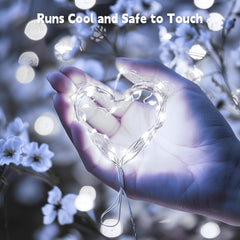 66ft 200 LED Pure White Plug-in Fairy Lights, Christmas