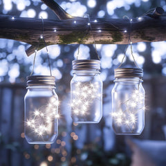 66ft 200 LED Pure White Plug-in Fairy Lights, Christmas