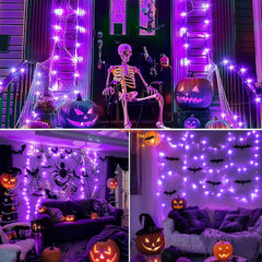 12 Pack Fairy Lights - Silver Wire, Battery Operated