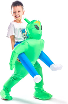 Inflatable Alien Costume for Kids - Ages 4-8