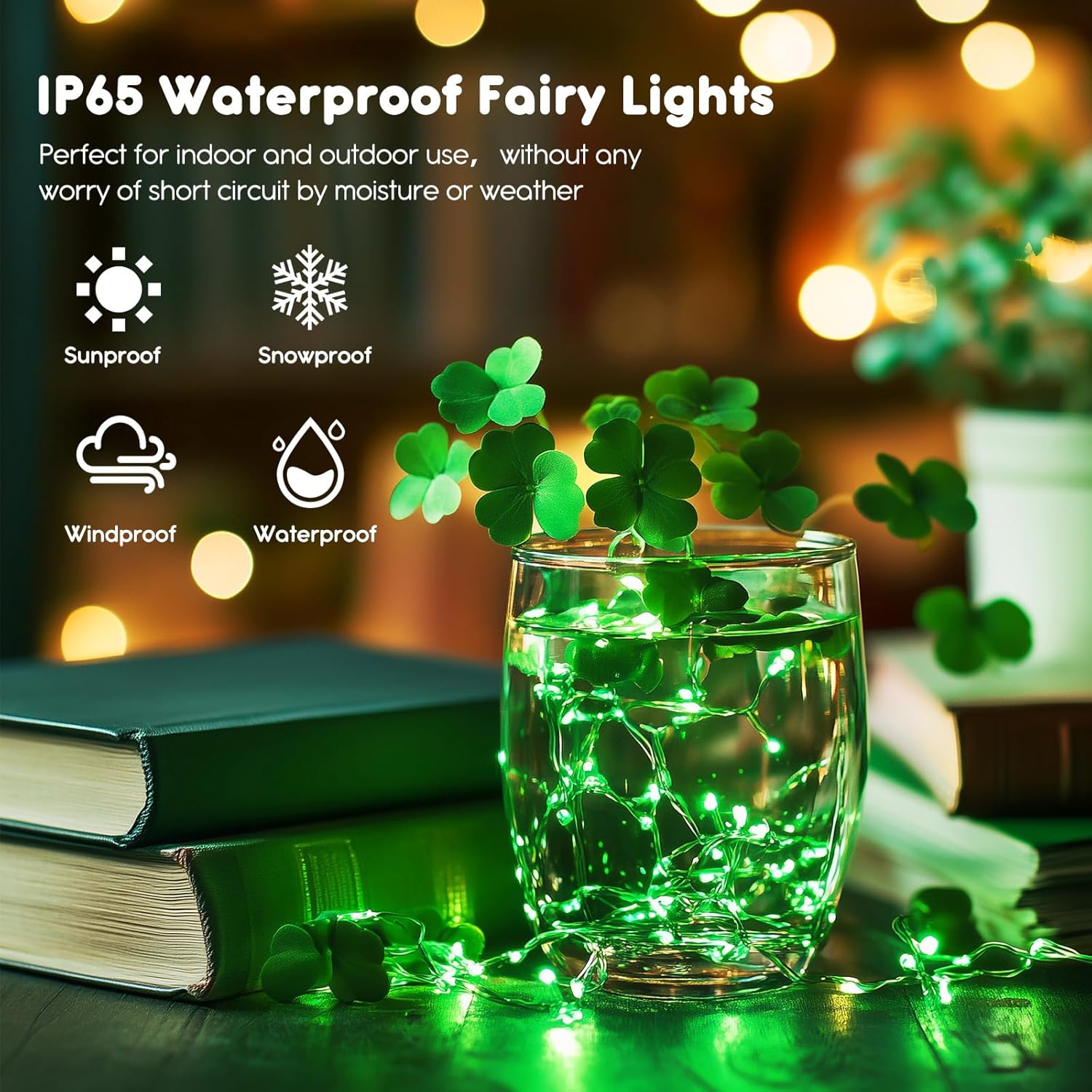 12 Pack Fairy Lights - Silver Wire, Battery Operated