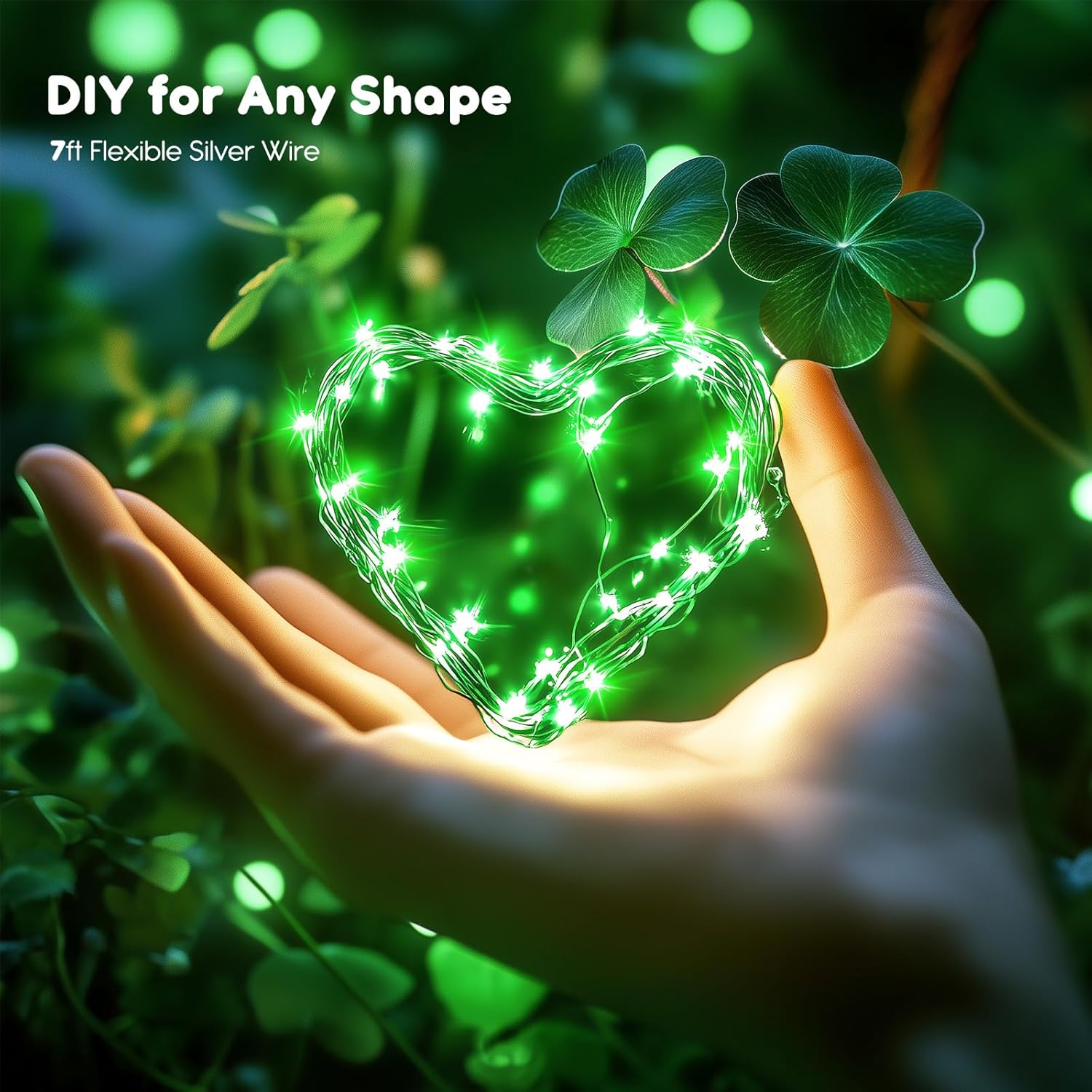 12 Pack Fairy Lights - Silver Wire, Battery Operated