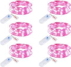 Pastel Fairy Lights with Timer - 7ft Waterproof String Lights