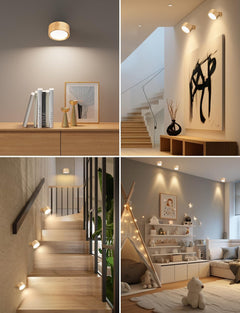 Wall Sconce Lights with Remote, USB Rechargeable, Magnetic