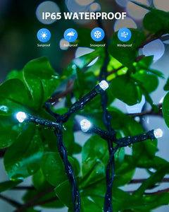 Solar String Lights - 50 FT, 120 LED, IP65 Waterproof