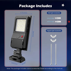 Solar Flag Pole Lights – Fits 1-2.36" & 1-1.5" Poles, IP65 Waterproof, 6-18H LED