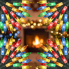 4Pack 156FT 400 LED Solar Christmas Lights Outdoor, Multicolor, 8 Lighting Modes