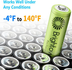 8 Pack 1.2V NiMH AA 1000mAh and 4 Pack AAA 800mAh Rechargeable Batteries Combo
