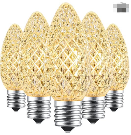 C9 strawberry light bulb warm white(5 packs)