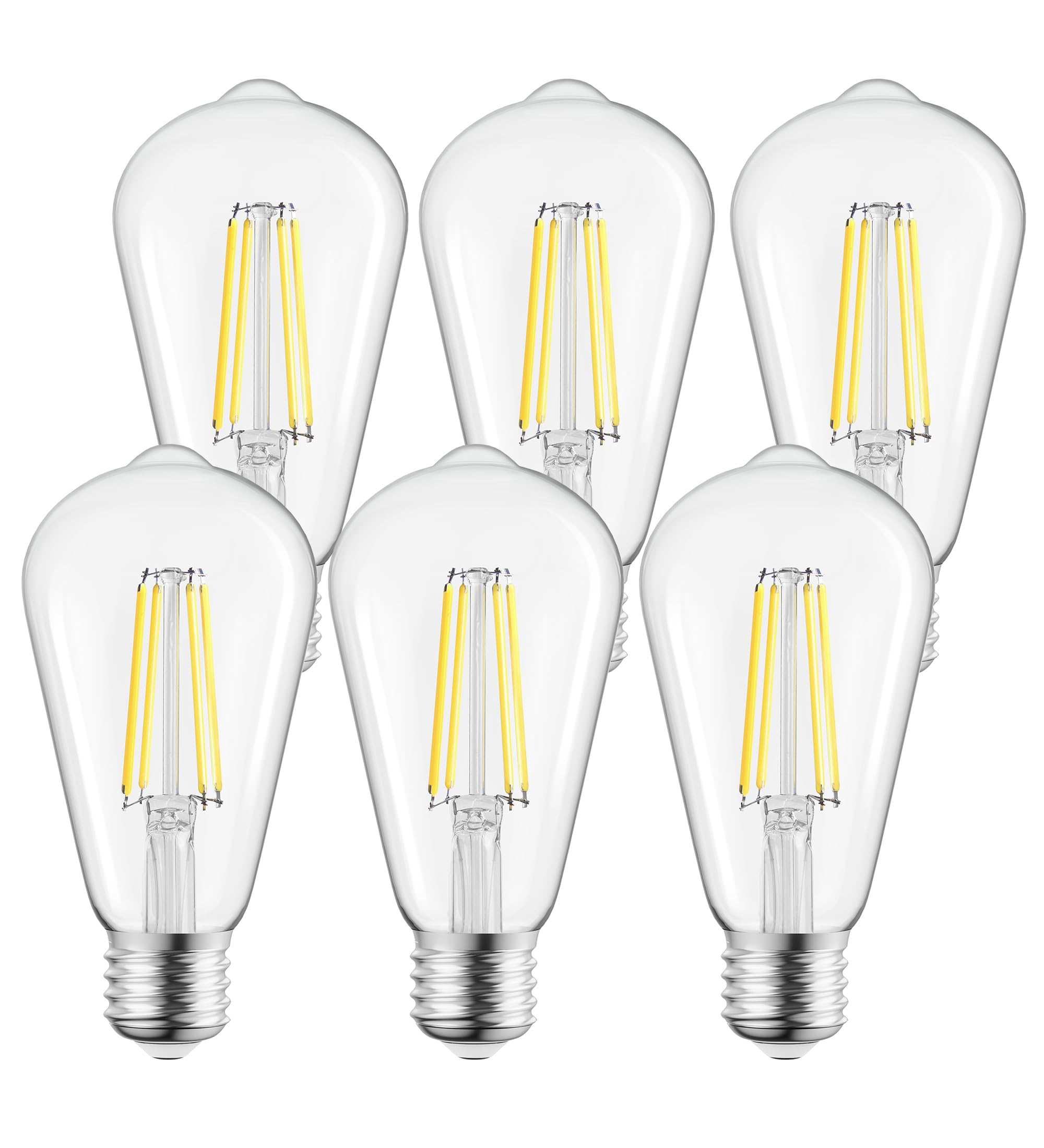 6 Count / LED Bulb / Pure White