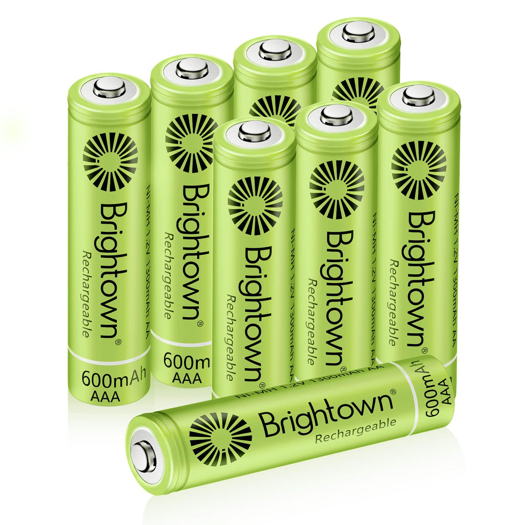 8 Count / 600mAh / AAA Battery