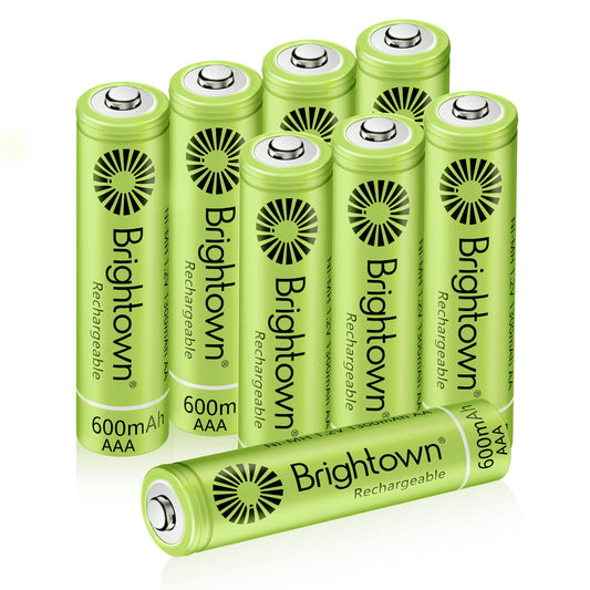 8 Count / 600mAh / AAA Battery