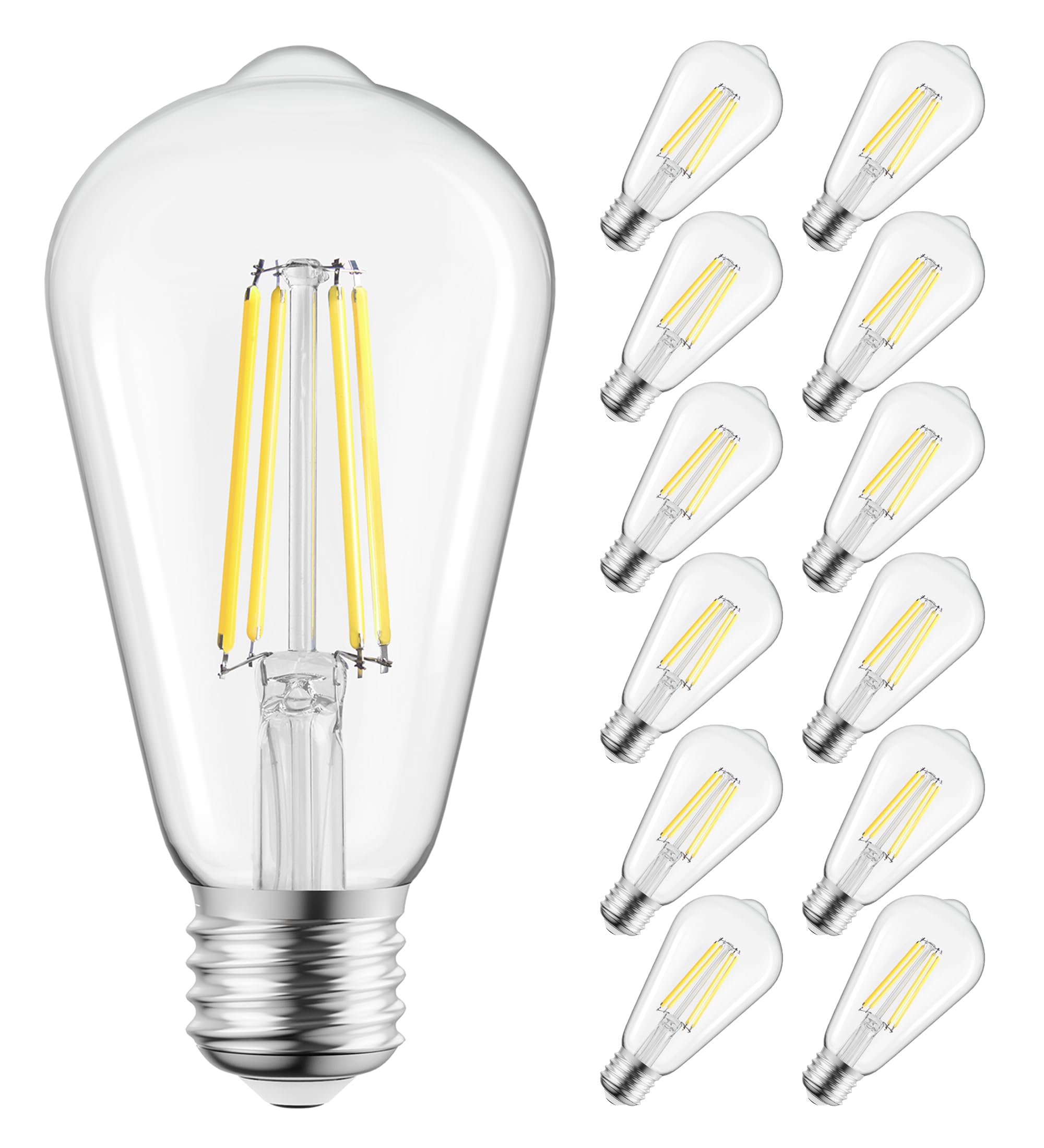 12 Count / LED Bulb / Warm White