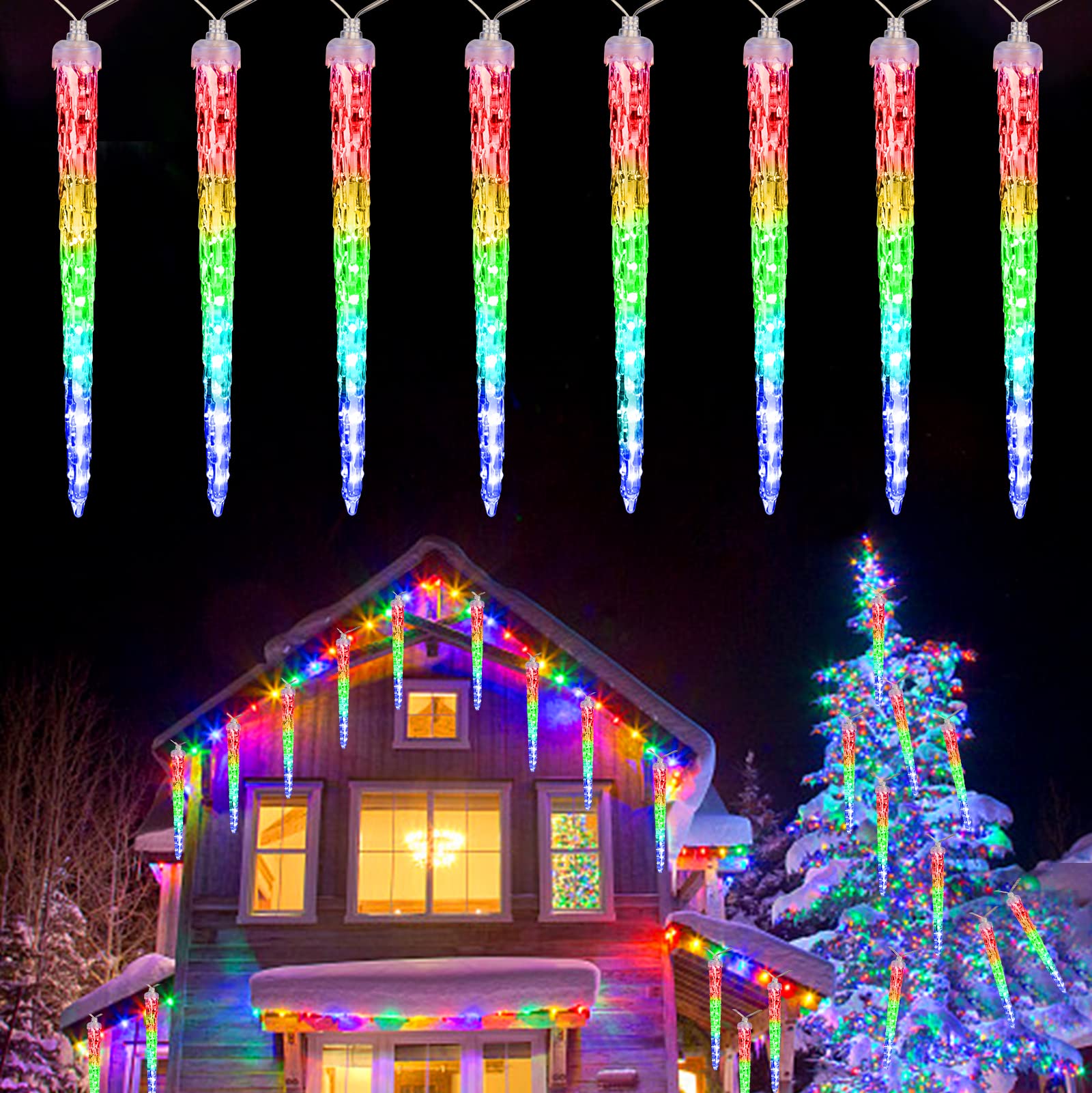 10 Feet / 10 Tubes / 240 LED / Multicolor