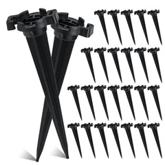 4.5 Inch / 100 Stakes / Black
