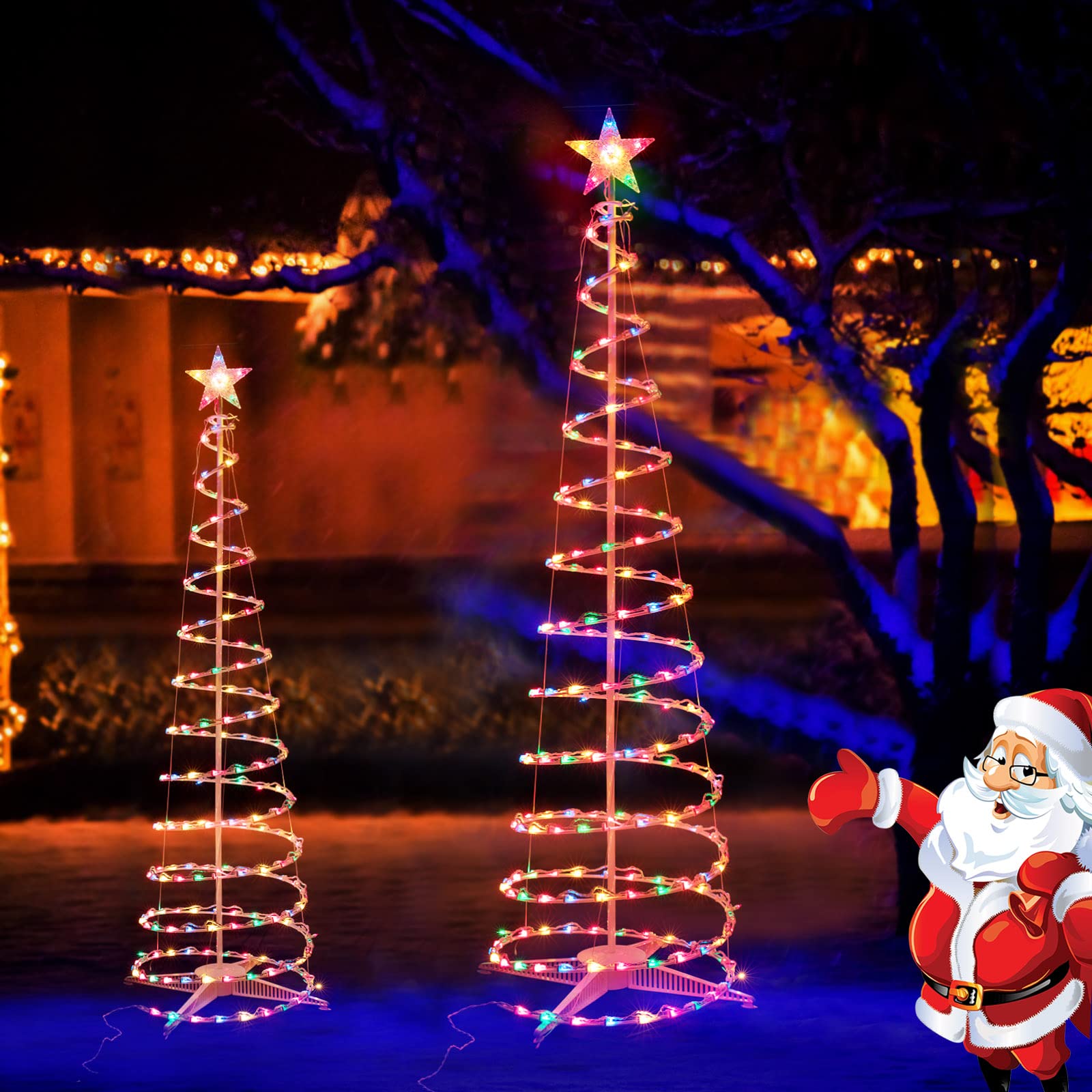6 Feet / 200 Bulbs / Multicolor
